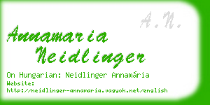 annamaria neidlinger business card